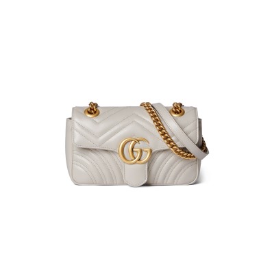 GUCCI GG MARMONT SMALL SHOULDER BAG 446744AABZC1712 (22*13*6cm)